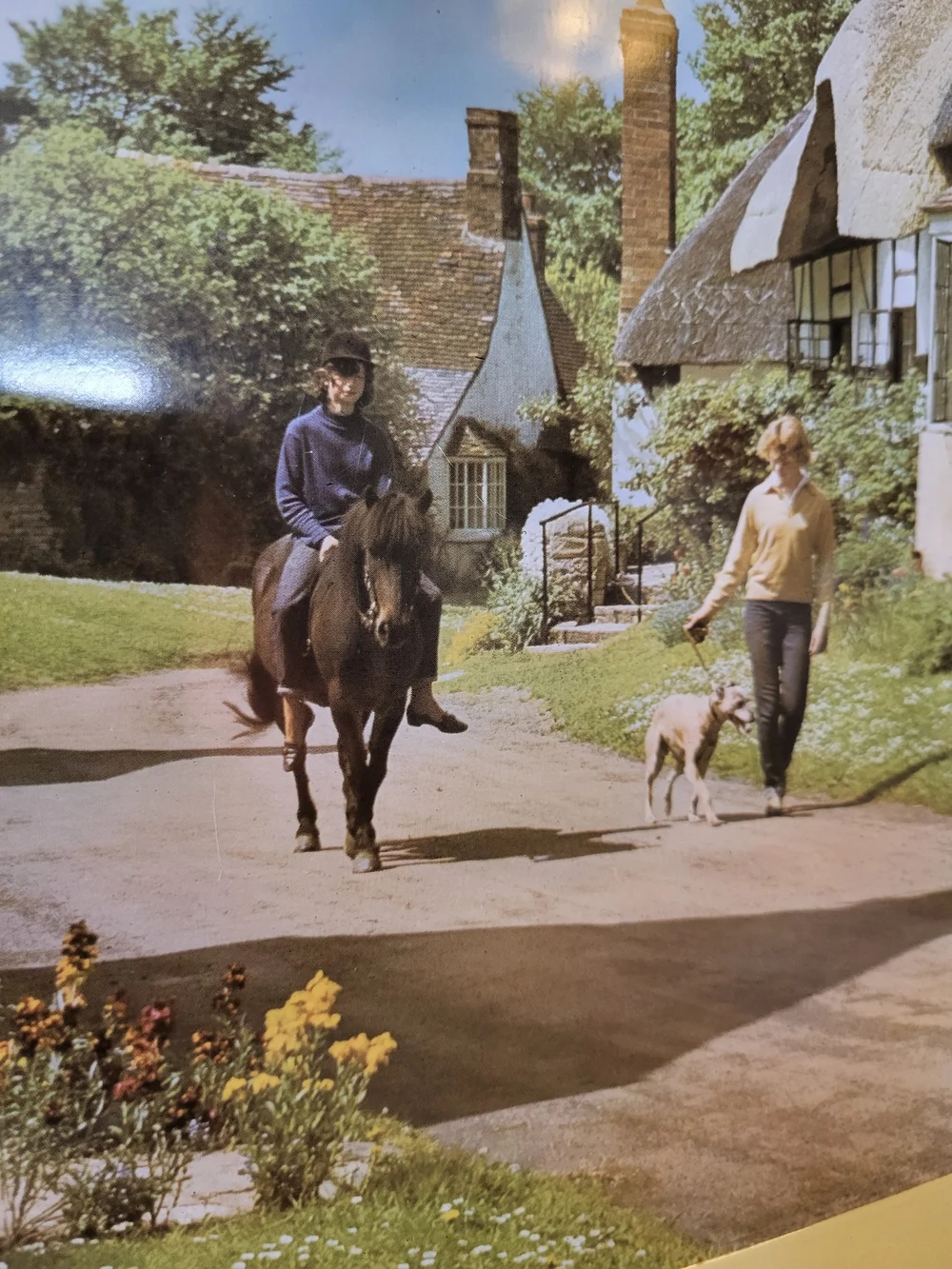 1960s Worcester Ware Welford-on-Avon Metal Litho Tray